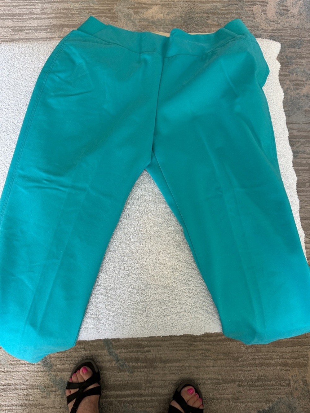 Investment ankle pants.  Size 10, Teal color. Exellent condition.